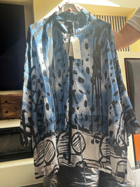 blue to white jacket (182T)