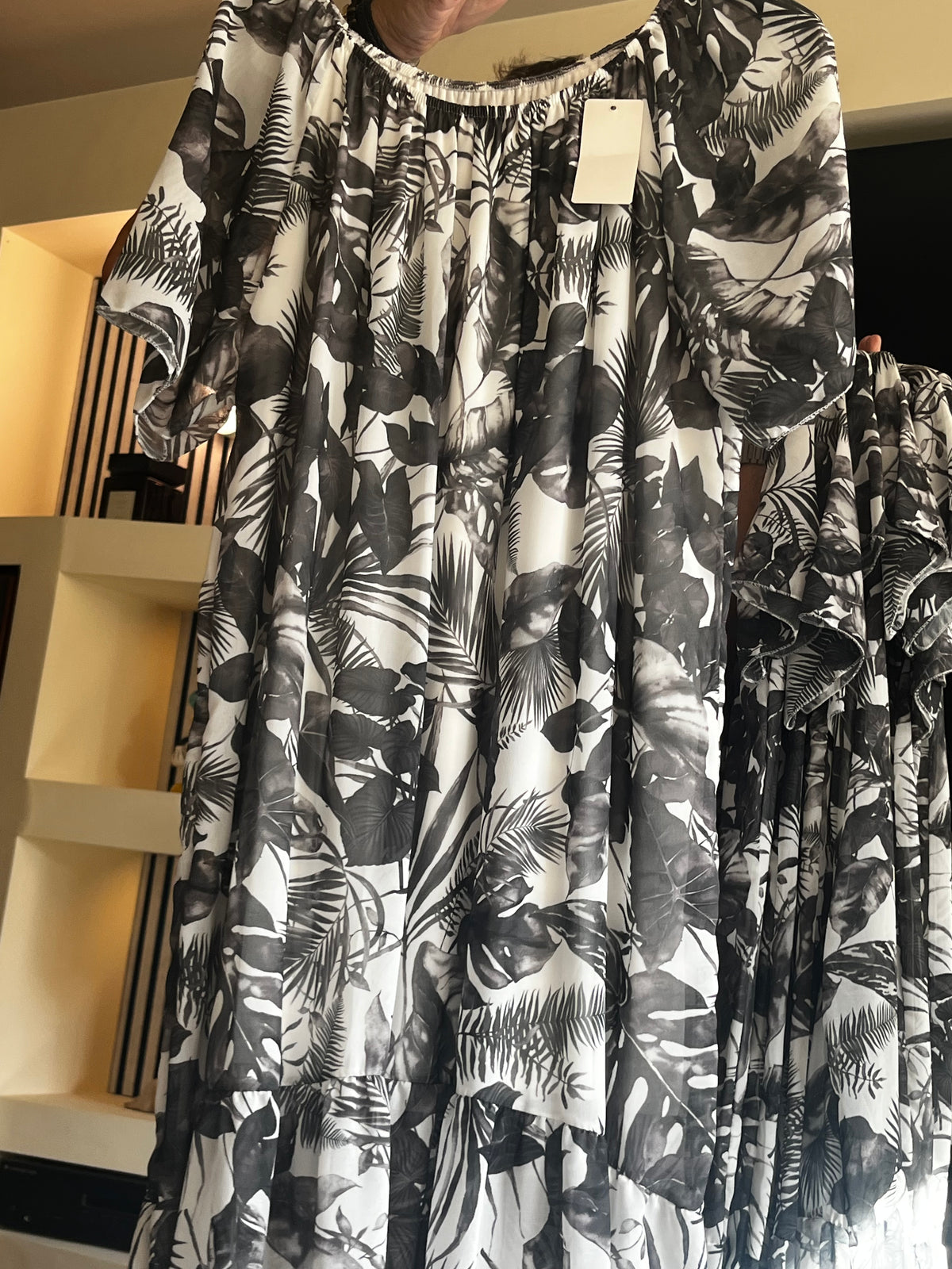 leaf pattern dress (toscana)