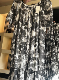 leaf pattern dress (toscana)