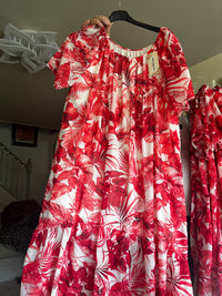 leaf pattern dress (toscana)