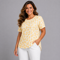Leopard Print Short sleeve T-shirt / blouse