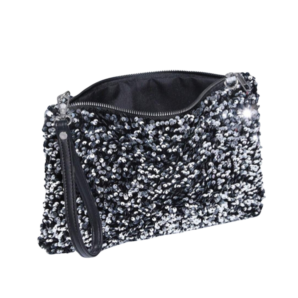 SPARKLY SEQUIN EVENING BAG CLUTCH BAG PARTY PROM