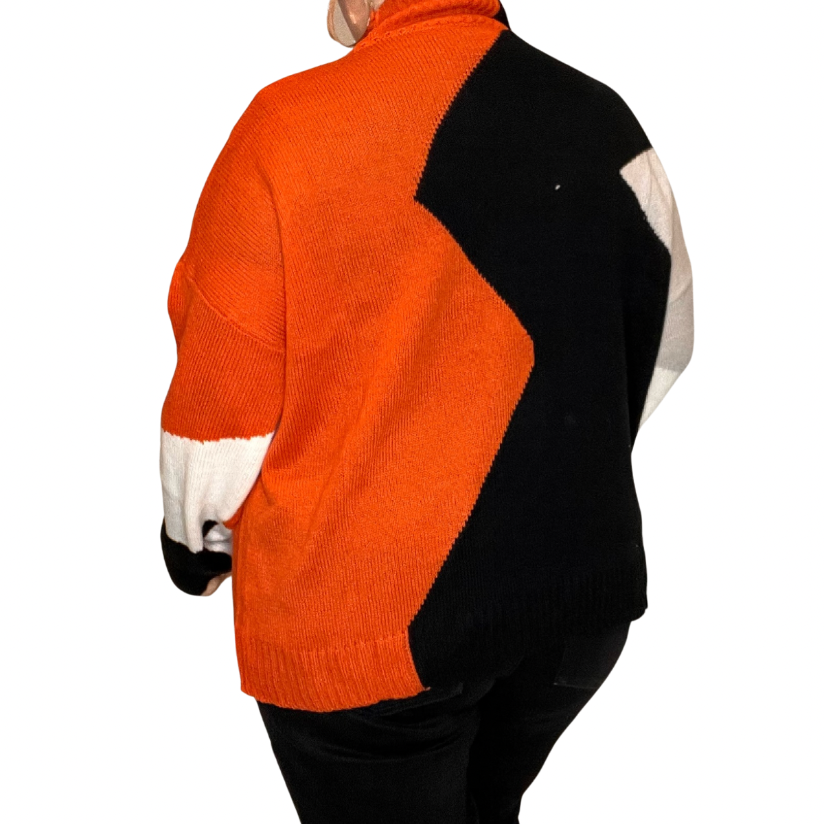 TURTLE NECK BLOCK COLOUR LONG SLEEVE JUMPER