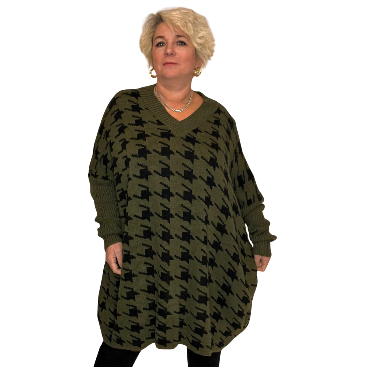 Chunky oversized sweater plus size best sale