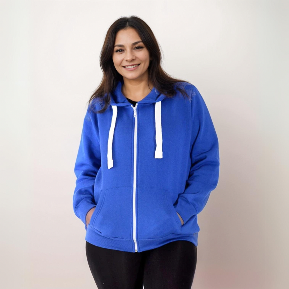 ROCKTHOSECURVES ZIP UP HOODY PLUS SIZE JACKET