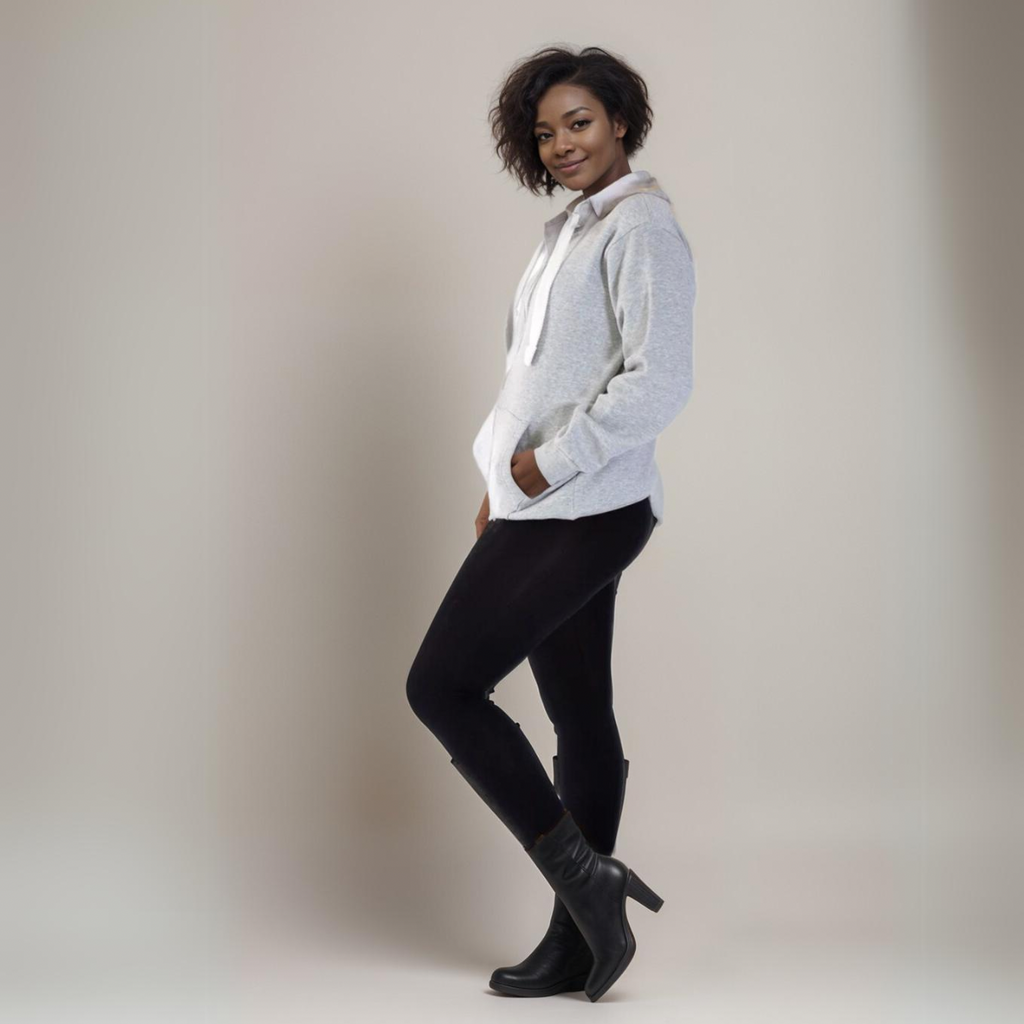 ZIP UP HOODIE PLUS SIZE JACKET