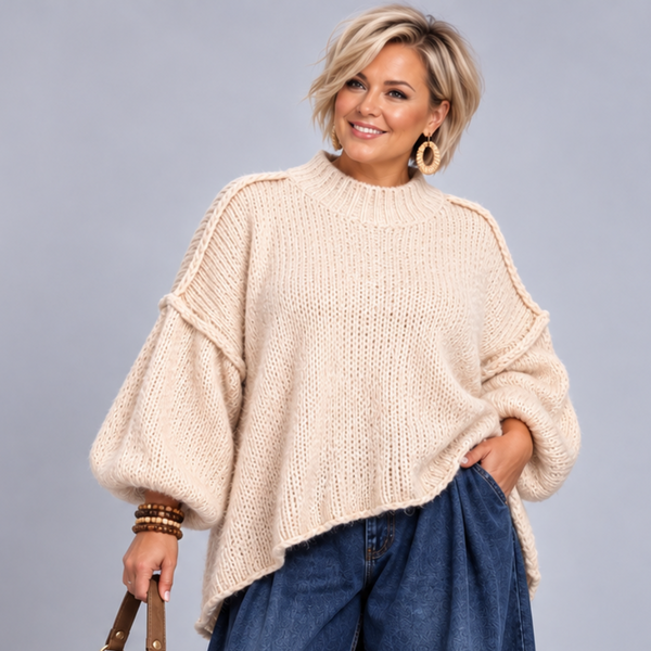 Luxury Mohair Wool Baggy Oversized Jumper
