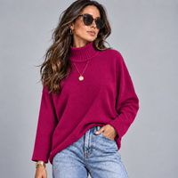 Super Soft Turtle Neck Jumper with Long Sleeves