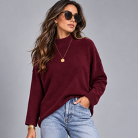 Super Soft Turtle Neck Jumper with Long Sleeves