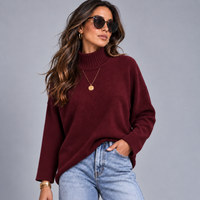 Super Soft Turtle Neck Jumper with Long Sleeves