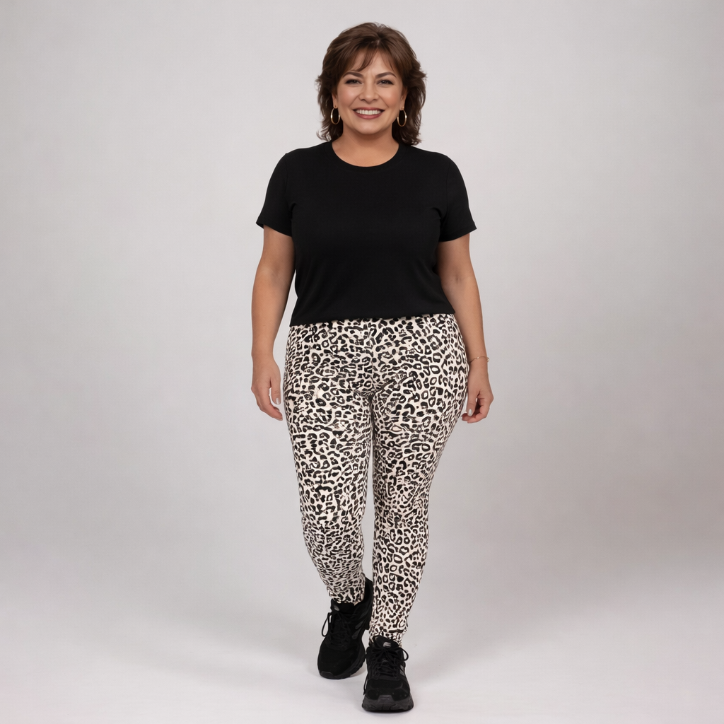 Leopard Print Soft Stretchy Leggings