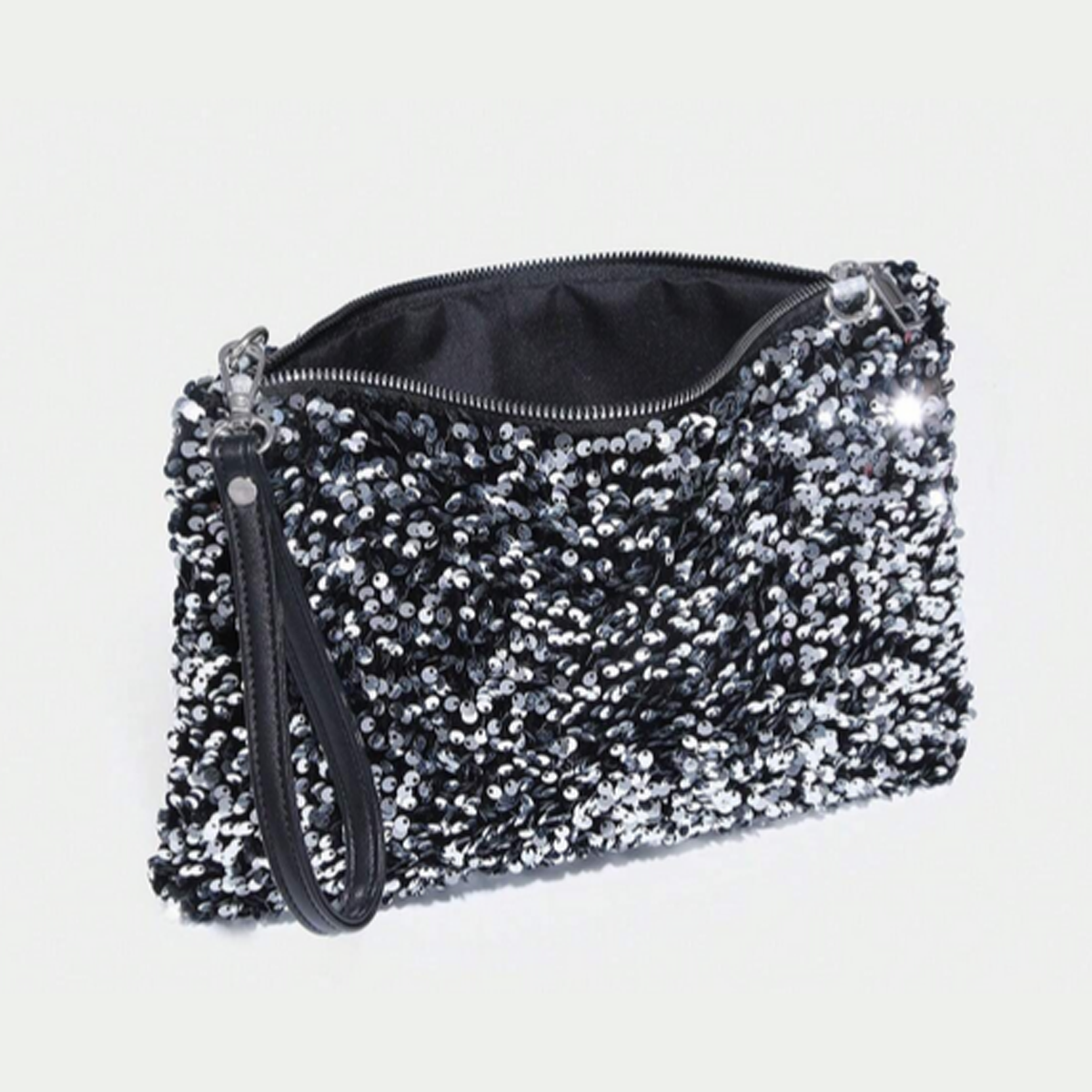 SPARKLY SEQUIN EVENING BAG CLUTCH BAG PARTY PROM rockthosecurves
