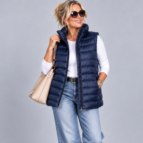 Zip Up Fully Lined Padded Gilet