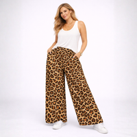 Elasticated Waist Pocket Palazzo Trousers