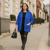 Open Front Loose Fitting Jacket