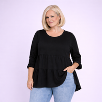 Layered Cotton Tunic – Swing Top Style