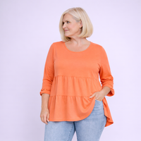 Layered Cotton Tunic – Swing Top Style