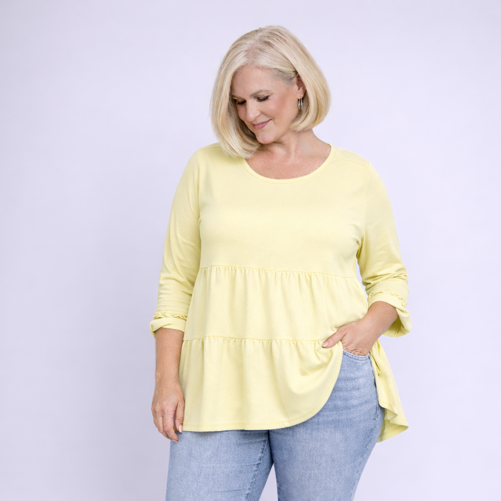 Layered Cotton Tunic – Swing Top Style