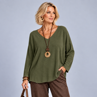 Soft Long Sleeve V-Neck Jumper