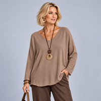 Soft Long Sleeve V-Neck Jumper