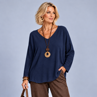 Soft Long Sleeve V-Neck Jumper