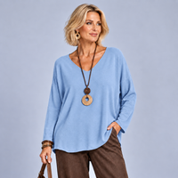 Soft Long Sleeve V-Neck Jumper
