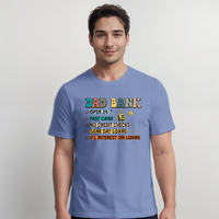 Men’s “Dad Bank” Short-Sleeve Cotton T-Shirt