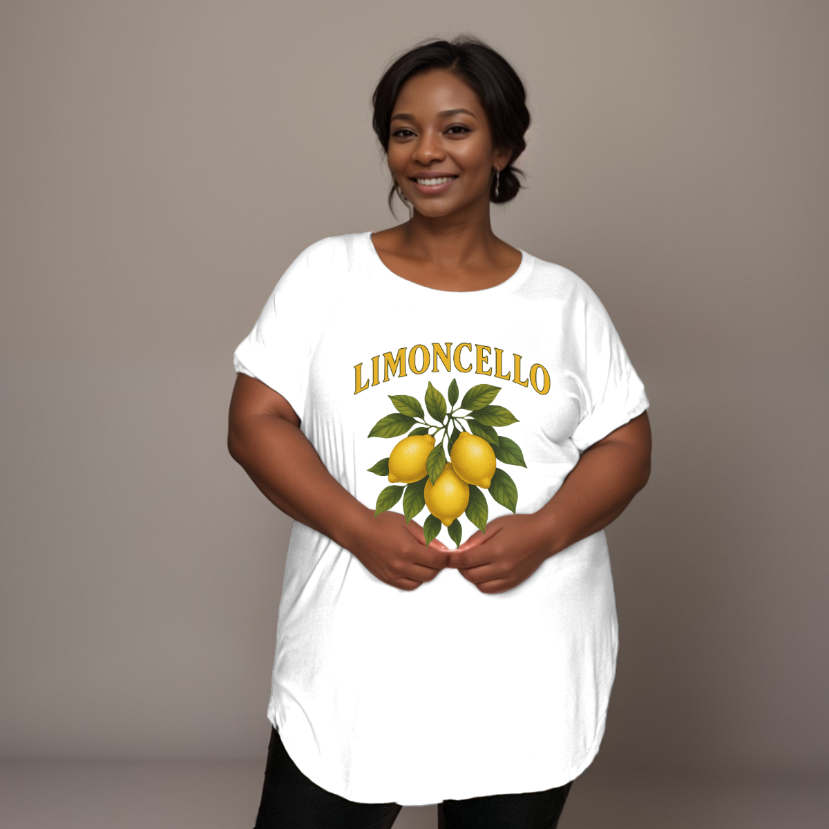 Limoncello Dipped Hem T-Shirt
