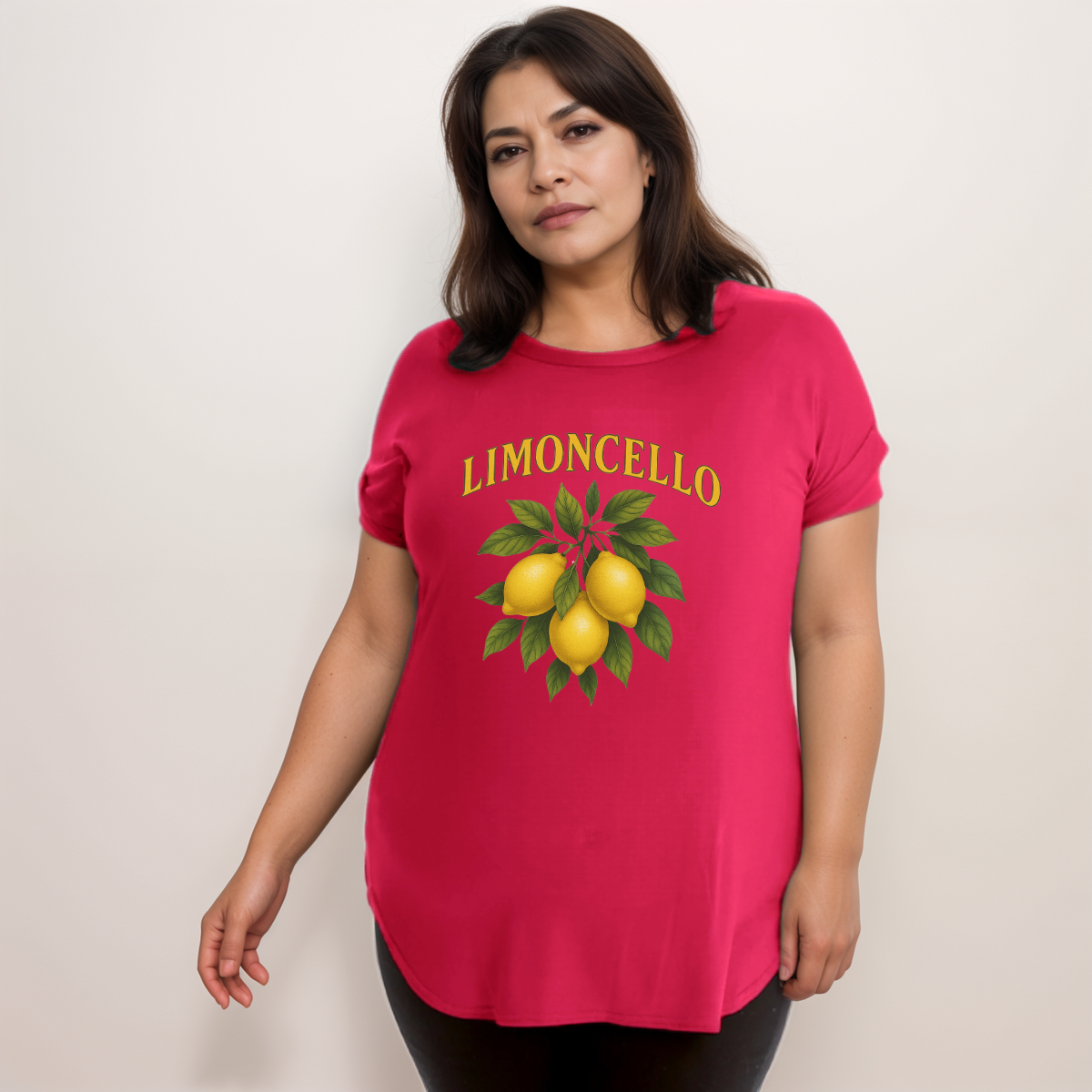 Limoncello Dipped Hem T-Shirt