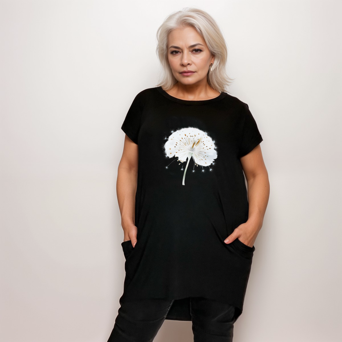 Dandelion Long Pocket T-Shirt