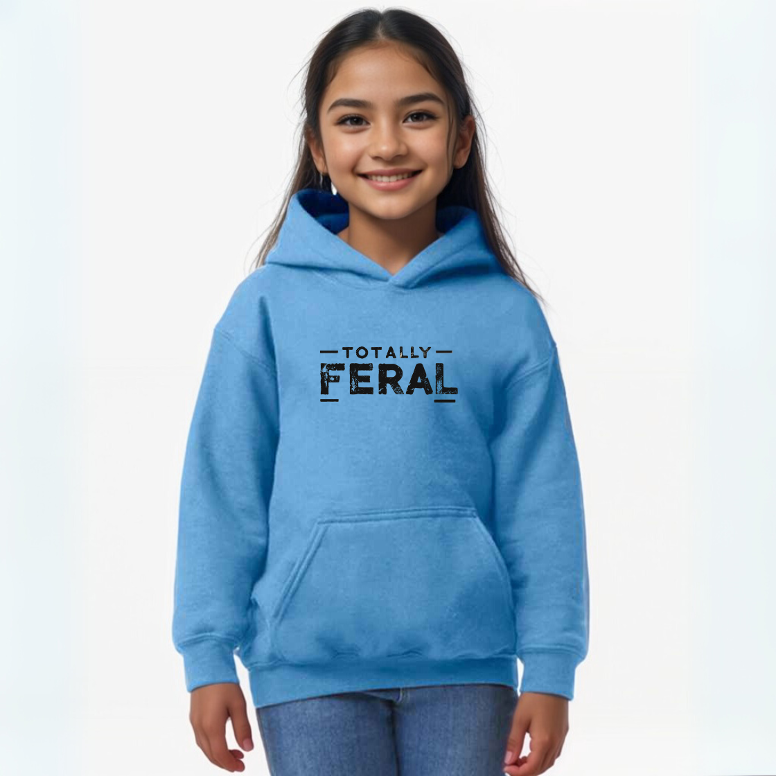 KIDS TOTALLY FERAL HOODIE