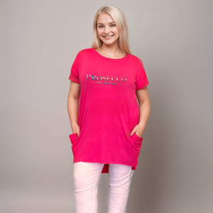 “Prosecco Per Favor” Long-Pocket T-Shirt