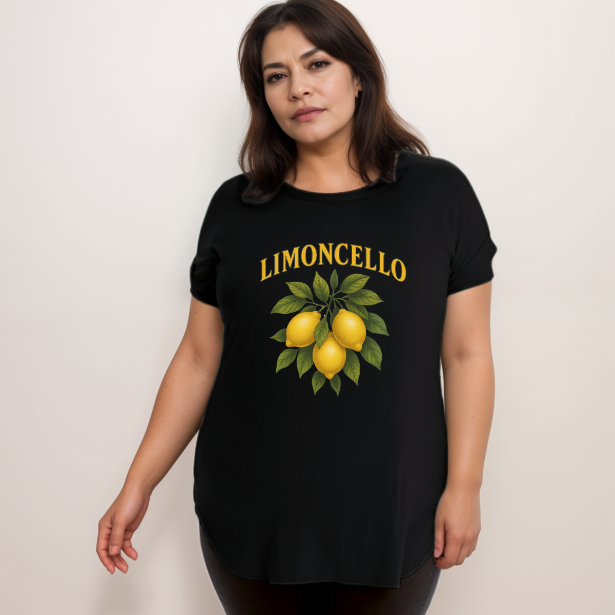 Limoncello Dipped Hem T-Shirt