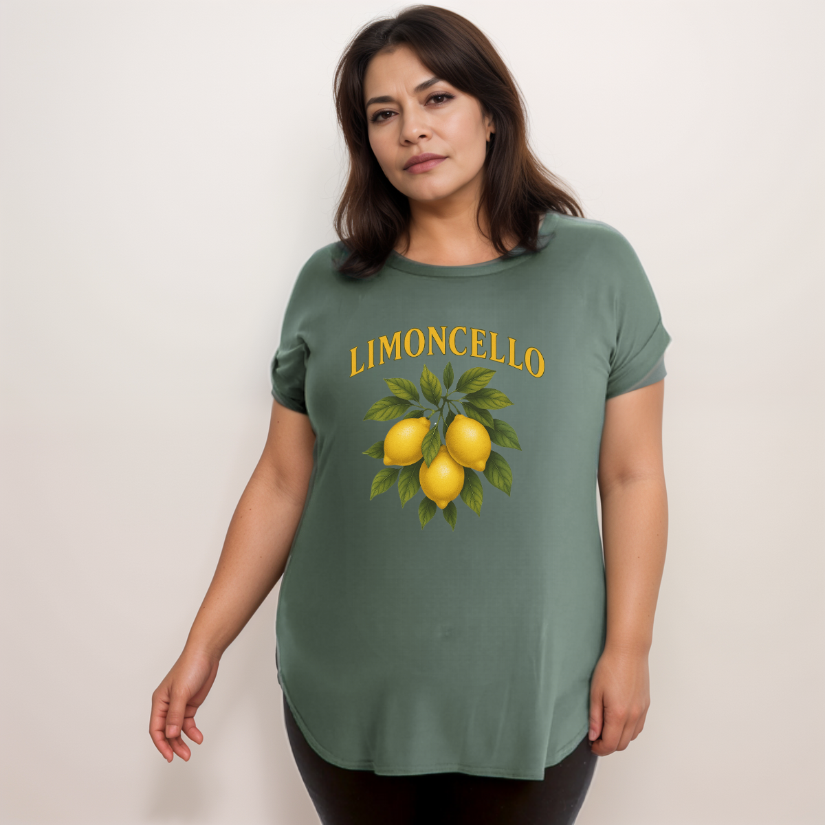 Limoncello Dipped Hem T-Shirt