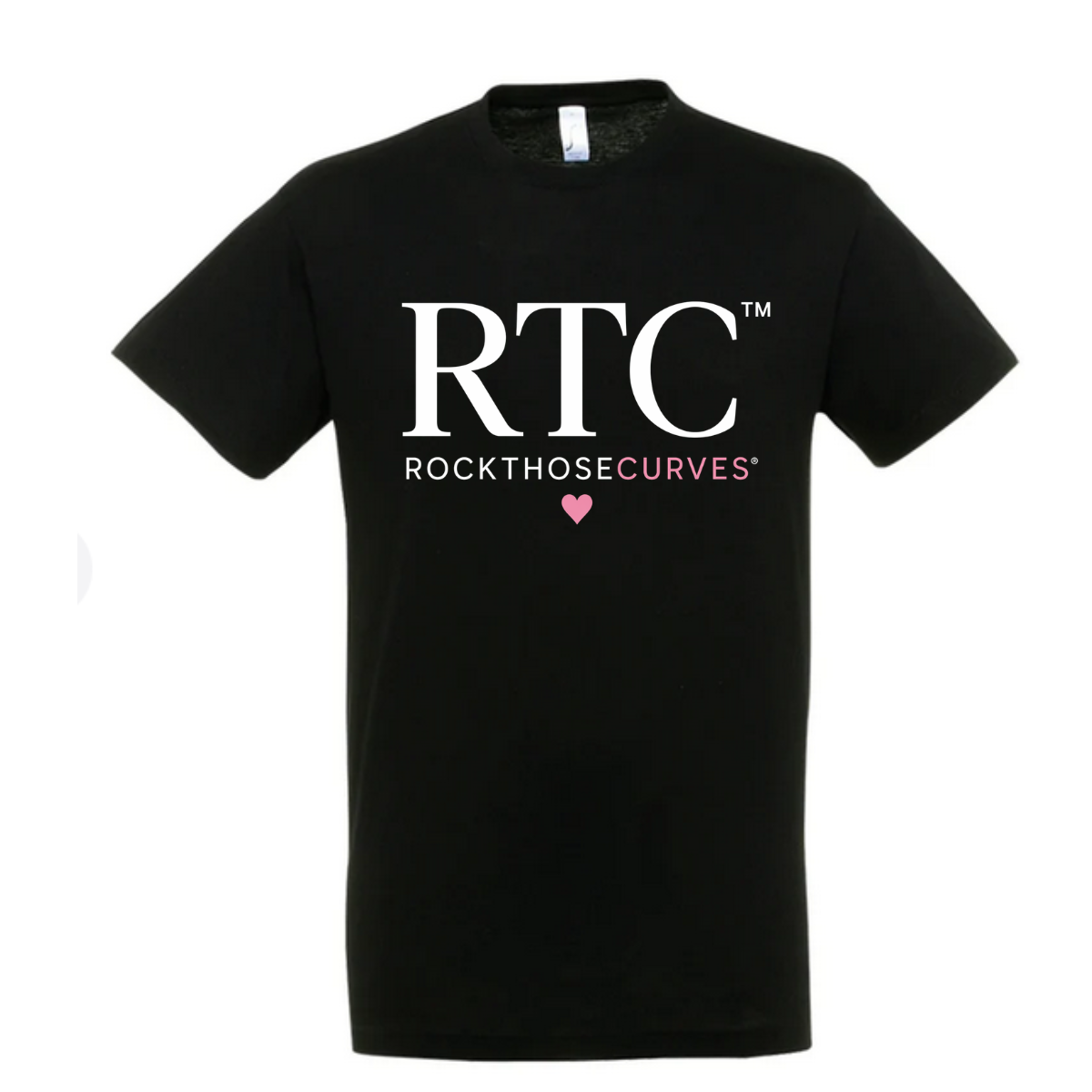 Long T-shirt with ROCKTHOSECURVES Logo