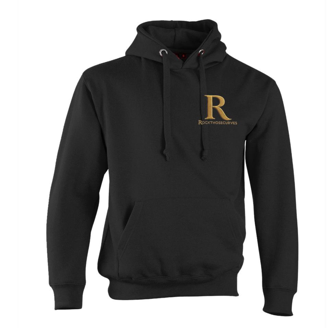 ROCKTHOSECURVES SIGNATURE EMBROIDERED HOODIE