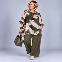 Chiffon Oversized Blouse with Undervest