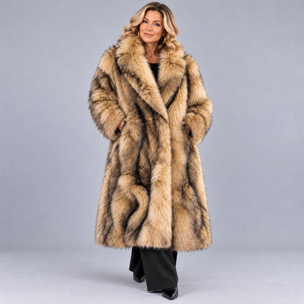 Faux Fur Long Coat