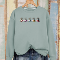 Cotton Sweatshirt with 5 Multi Coloured Bees