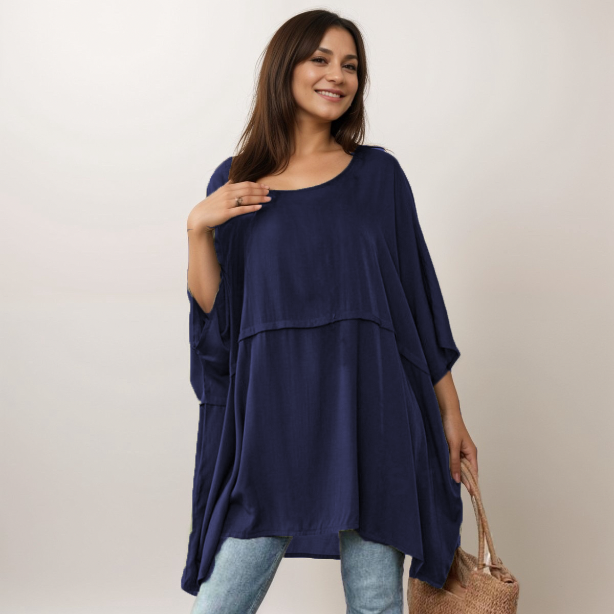 ROCKTHOSECURVES OVERSIZED LONG LENGTH KAFTAN / BLOUSE