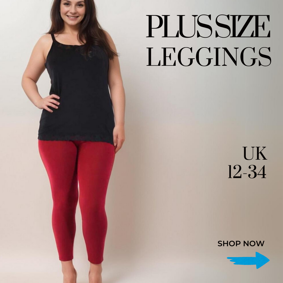 PLAIN HIGH WAIST VERY STRETCHY LEGGINGSWine / UK 12-14