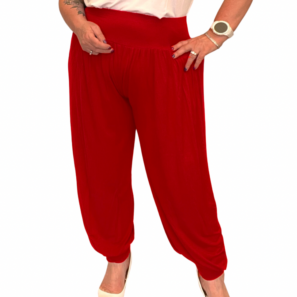 ROCKTHOSECURVES SOFT STRETCHY HIGH WAIST HAREM PANTS