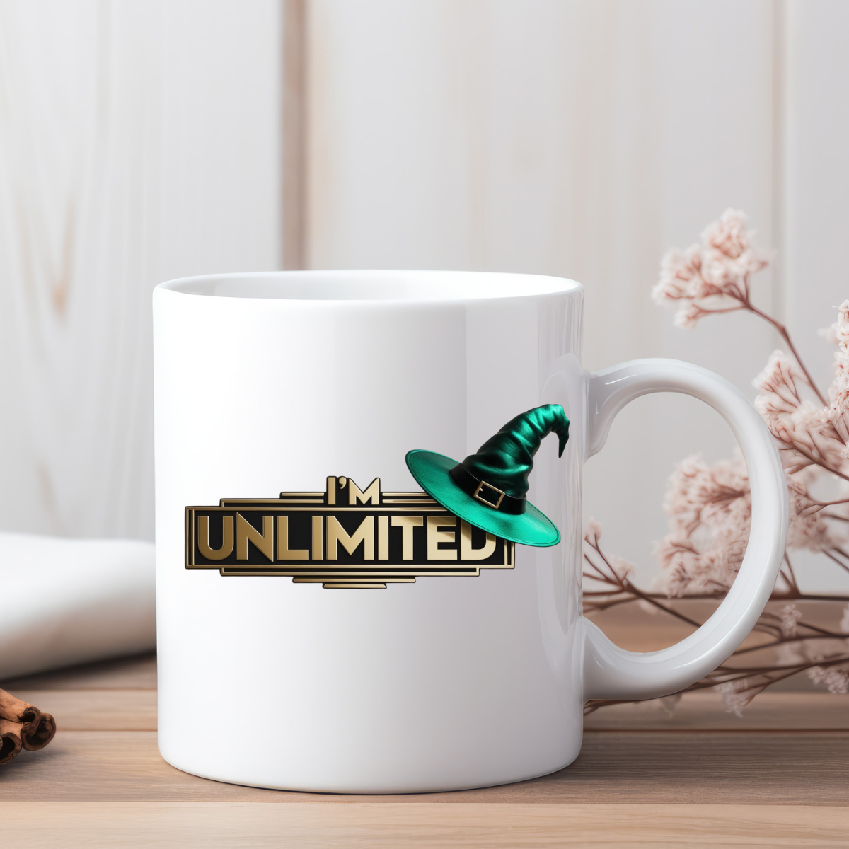 I'm Unlimited Tea and Coffee Ceramic Mug