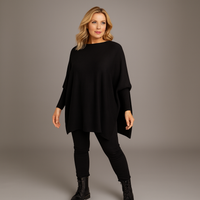 Super Soft Oversized Slash Neck Jumper