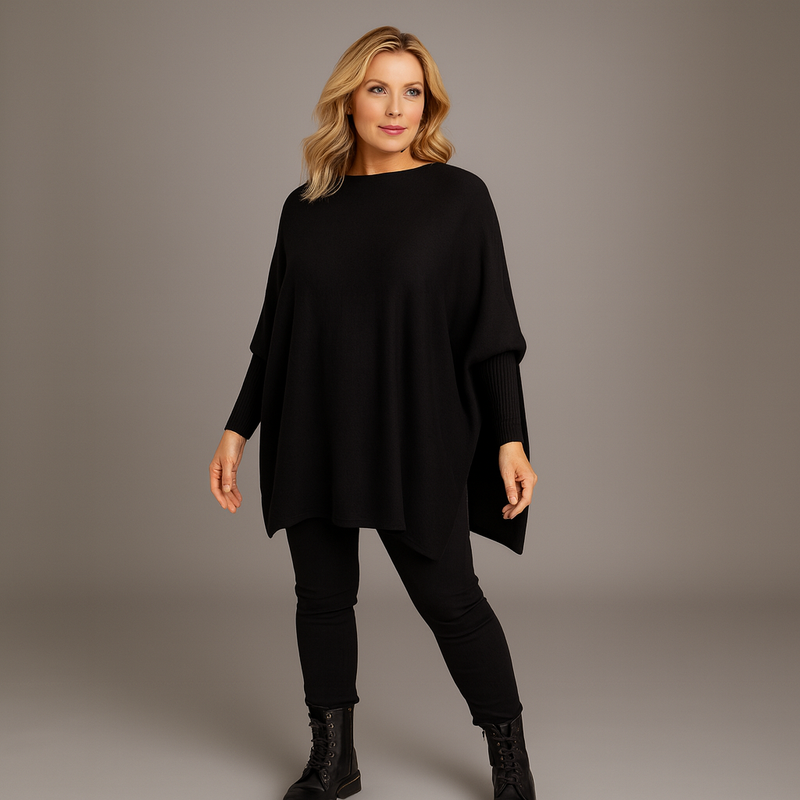 Super Soft Oversized Slash Neck Jumper