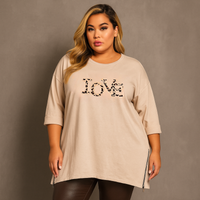 Studded Love long length Sweatshirt