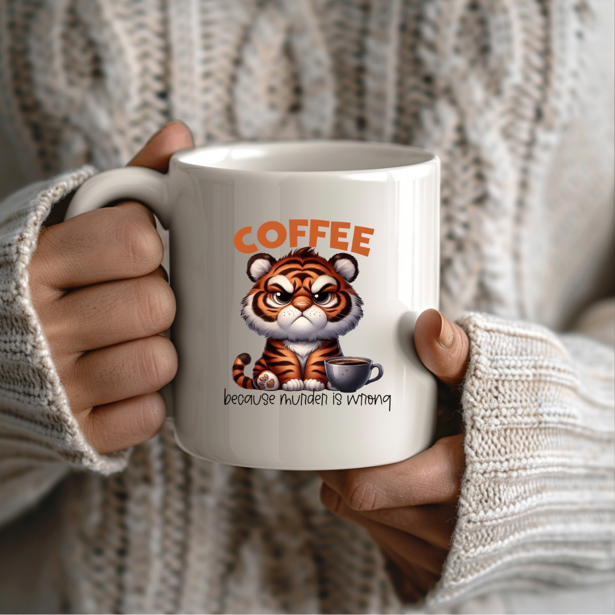 Tiger 'Murder' Ceramic Mug