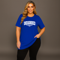 Undiagnosed Plain Short Sleeve Long Length Cotton T-Shirt