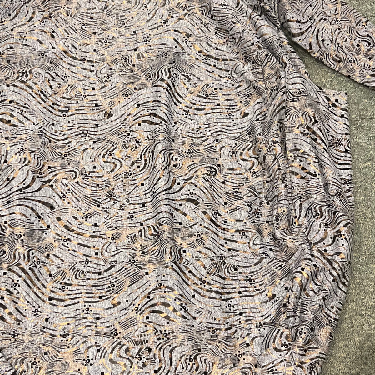 Grey Bronze Oversized Pocket Dress with Sequins