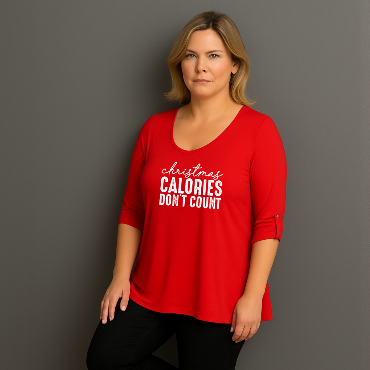 Christmas Calories Don't Count Swing Top